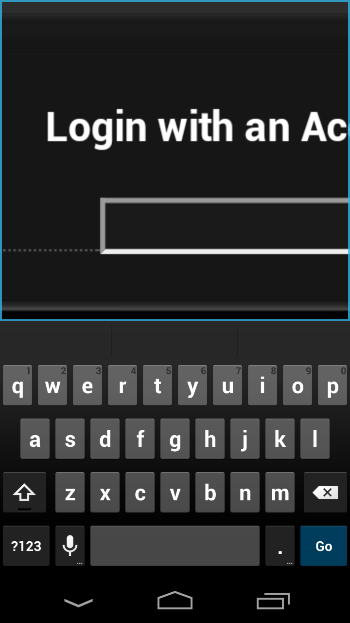 android keyboard not magnified