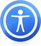 Apple accessibility logo