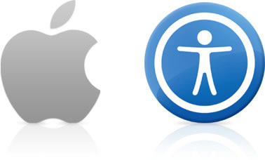 Apple accessibility logo