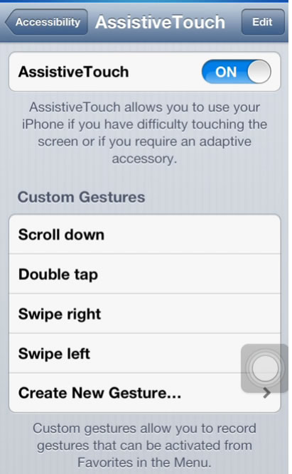 assistive touch settings
