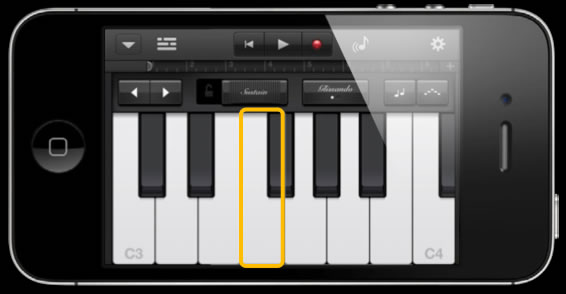 piano app great for direct interaction